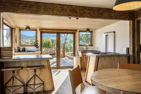 a view of a house with a patio