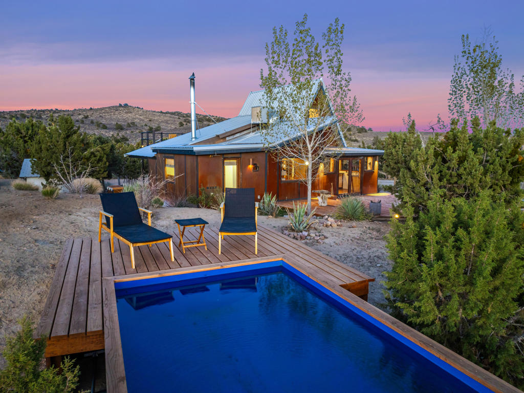 1102 Burlington Road Pioneertown, CA 92268 - Photo 4 of 68 a view of a house with a patio