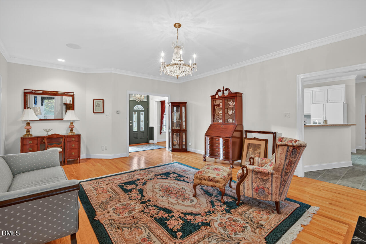 2204 Hayfield Drive Durham, NC 27705 - Photo 14 of 56 a living room with furniture and wooden floor