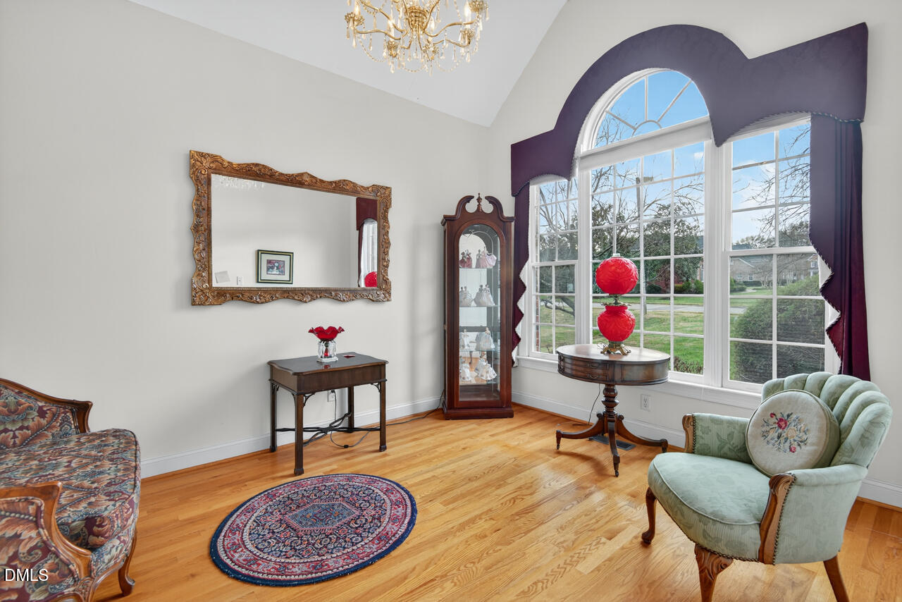 2204 Hayfield Drive Durham, NC 27705 - Photo 9 of 56 a living room with furniture and a wooden floor