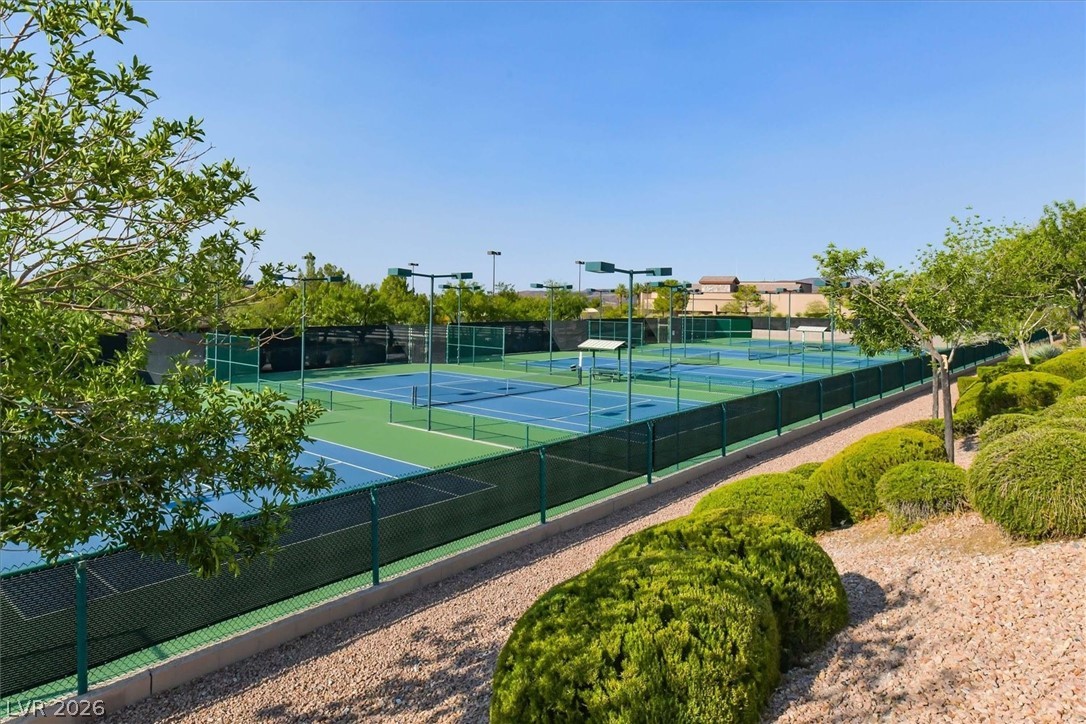 2228 Waterton Rivers Drive Henderson, NV 89044 - Photo 55 of 57 One of two Tennis / Pickle Ball courts.