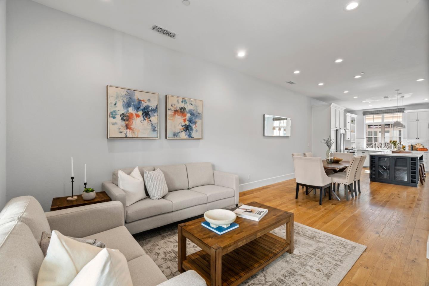425 Robin Ridge Way Campbell, CA 95008 - Photo 22 of 46 a living room with furniture a rug and a table