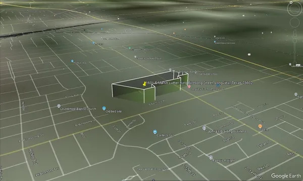 a bathroom with a shower and a mirror