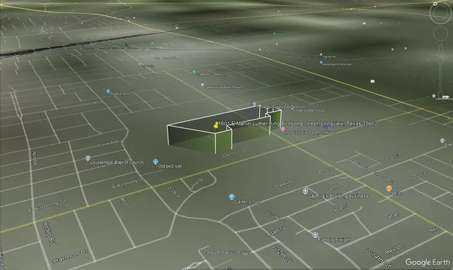 a bathroom with a shower and a mirror