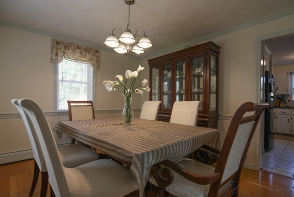 400 Stow Road Boxborough, MA 01719 - Photo 10 of 22 a view of a dining room with furniture window and wooden floor