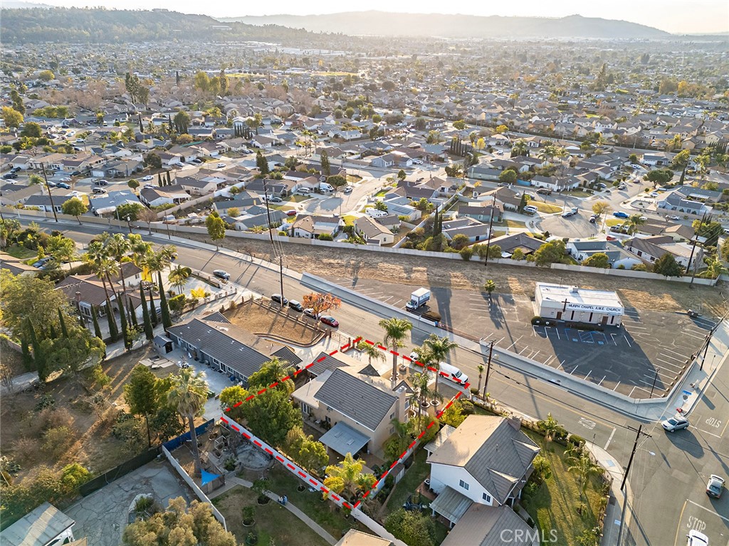 1704 Pass And Covina Road West Covina, CA 91792 - Photo 22 of 29 an aerial view of residential houses with outdoor space