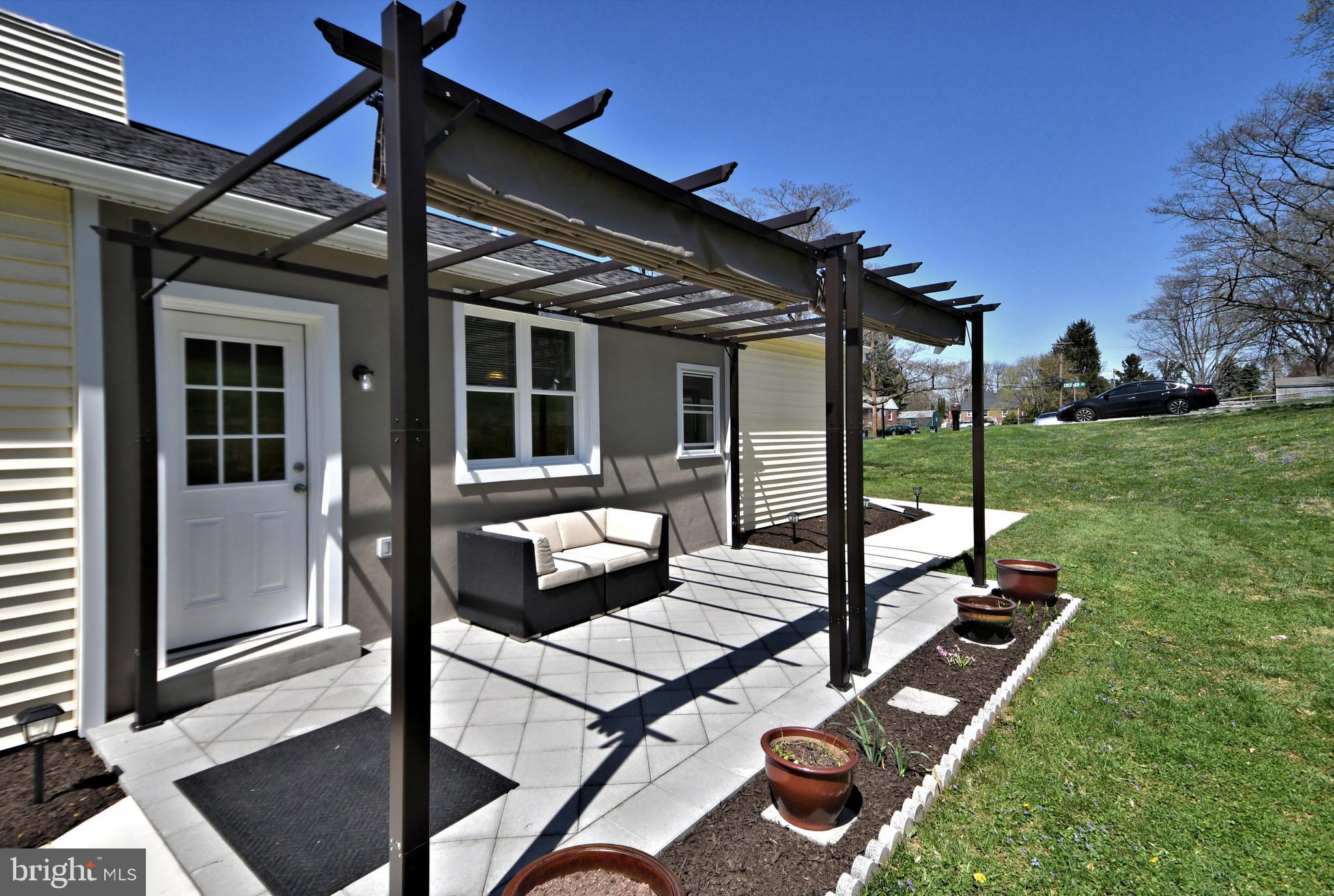38 Crestview Road Phoenixville, PA 19460 - Photo 50 of 59 Rear Patio with Pergola