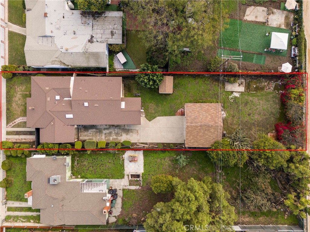 12623 Slater Avenue Compton, CA 90222 - Photo 33 of 35 an aerial view of a house with yard swimming pool and outdoor seating
