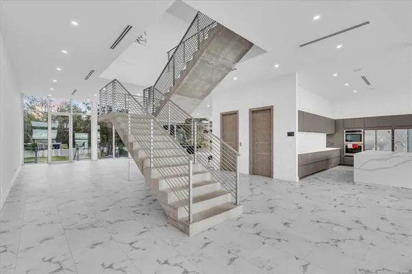 a view of entryway and hall