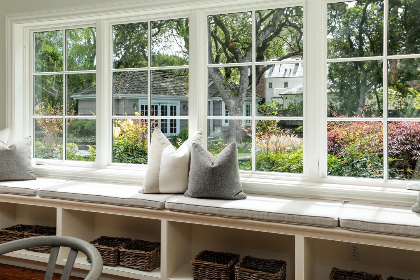 96 Laburnum Road Atherton, CA 94027 - Photo 14 of 40 a plant sitting on top of a window