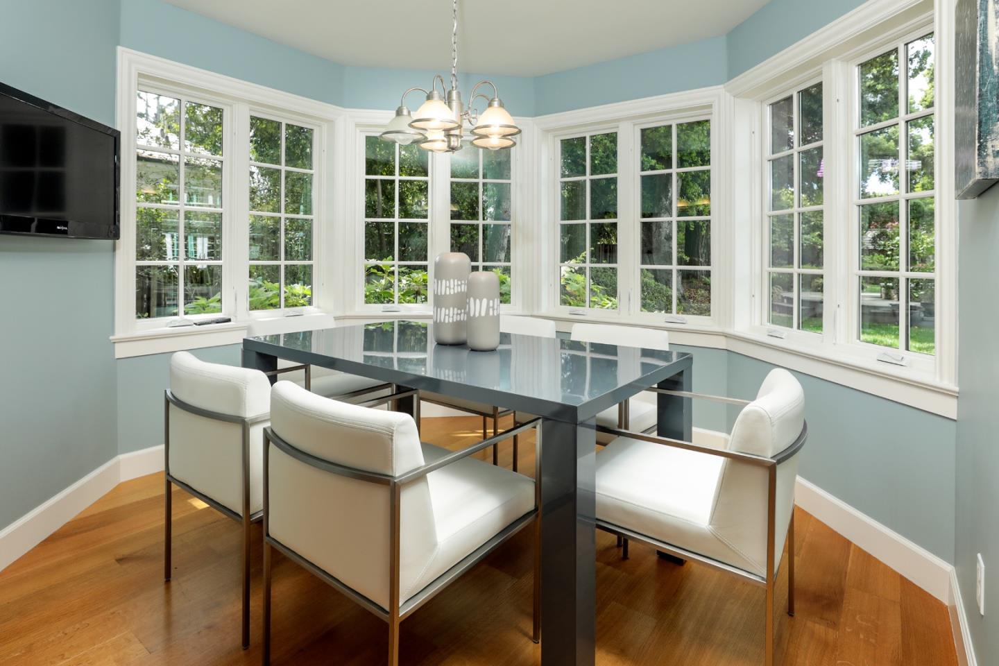 96 Laburnum Road Atherton, CA 94027 - Photo 36 of 40 a dining room with furniture and windows