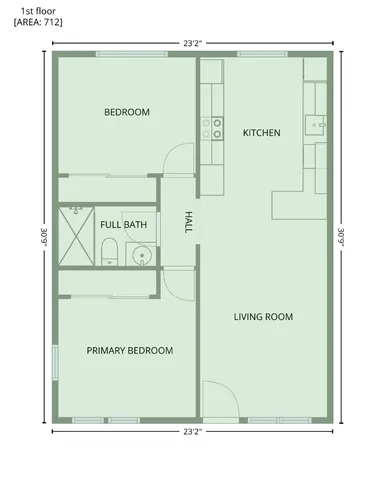$1,450 | 728 West 1st Avenue, Unit 101, Chico, CA 95926