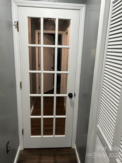 110 Joycetown Church Road Southwest Lenoir, NC 28645 - Photo 23 of 42 a view of a closet with wooden floor