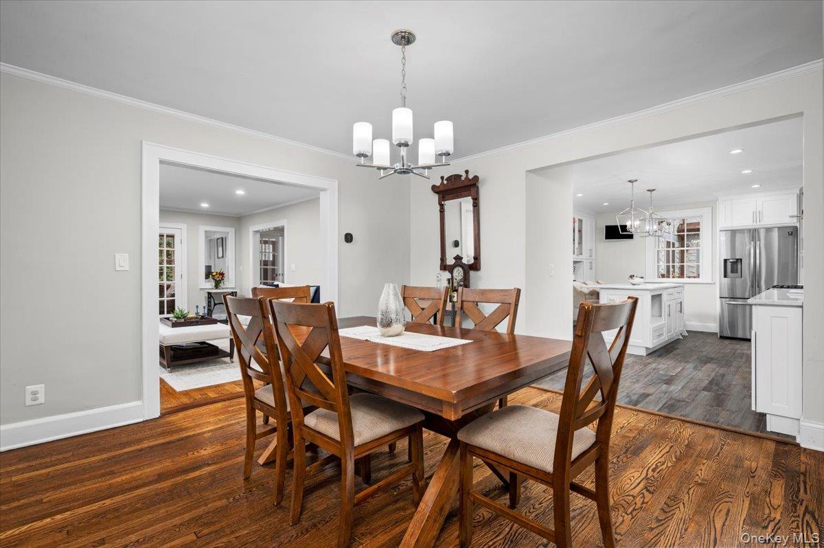 19 Nassau Road Larchmont, NY 10538 - Photo 7 of 40 a view of a dining room with furniture and wooden floor
