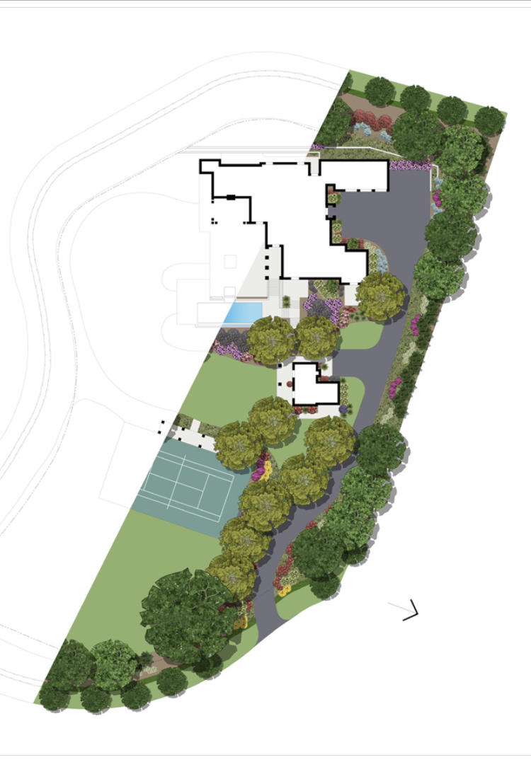 200 Montecito Ranch Lane Summerland, CA 93067 - Photo 5 of 12 Lot 2 Site Plan