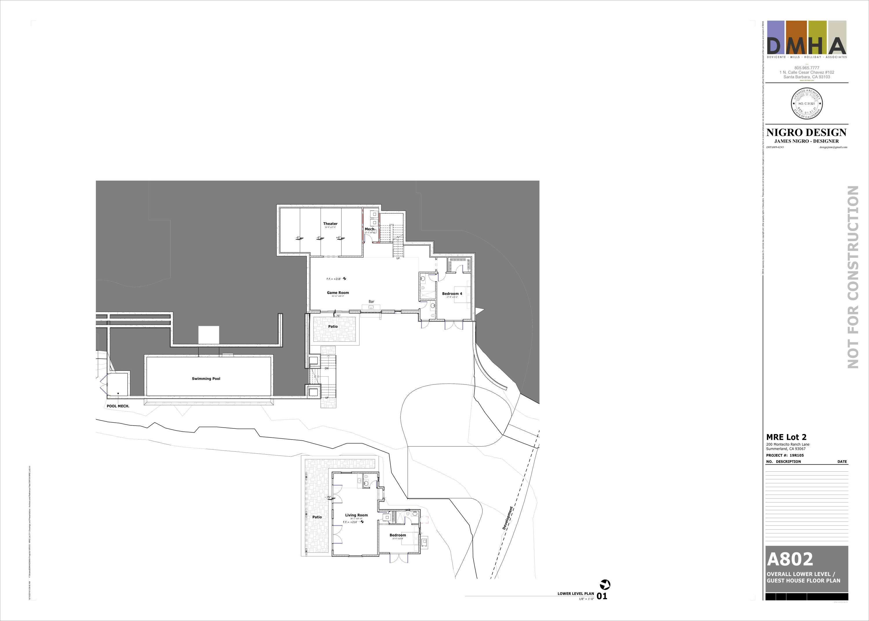 200 Montecito Ranch Lane Summerland, CA 93067 - Photo 12 of 12 Lot 2 Floor Plan Upper Floor Plan