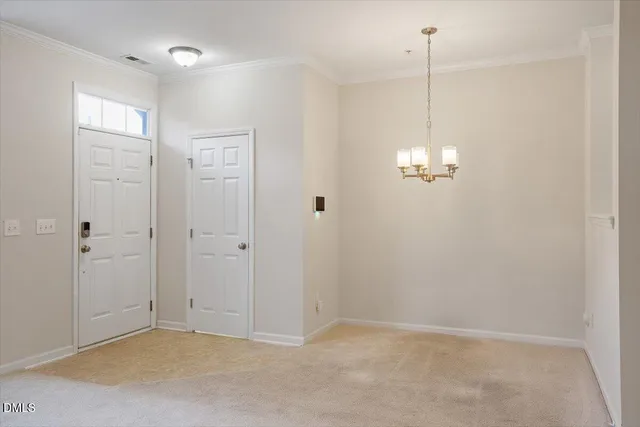 a view of a room with a bathroom