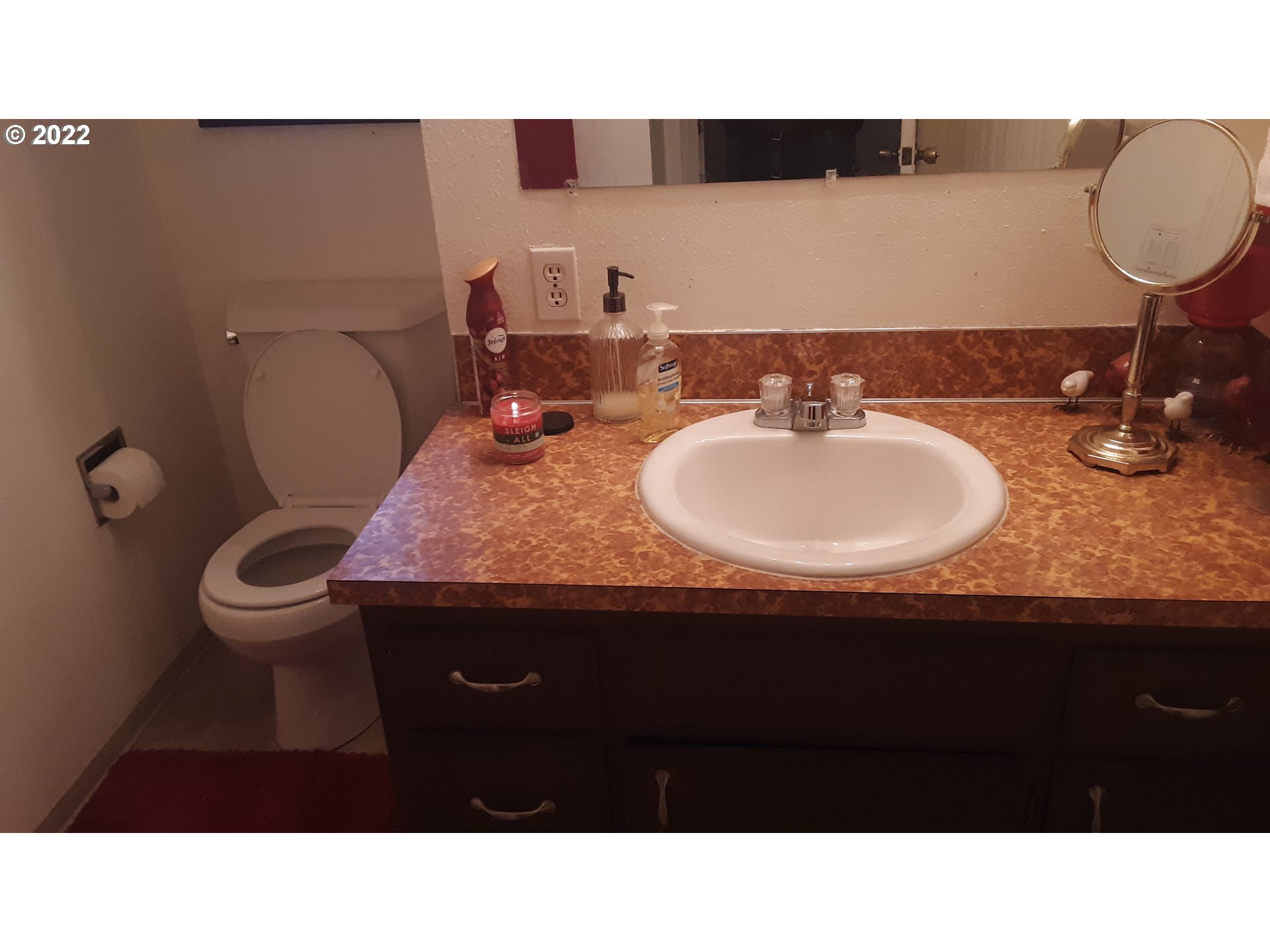 210 North 38th Place Springfield, OR 97478 - Photo 10 of 20 a bathroom with a sink and a mirror
