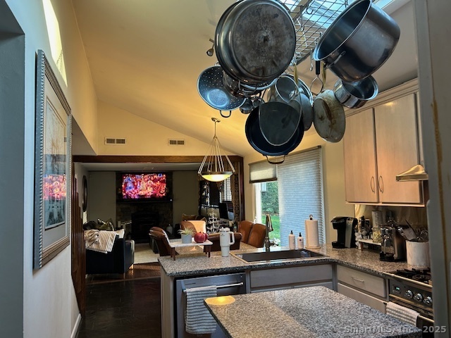 24 Colonial Drive Waterford, CT 06385 - Photo 6 of 25 a living room with furniture and a fireplace