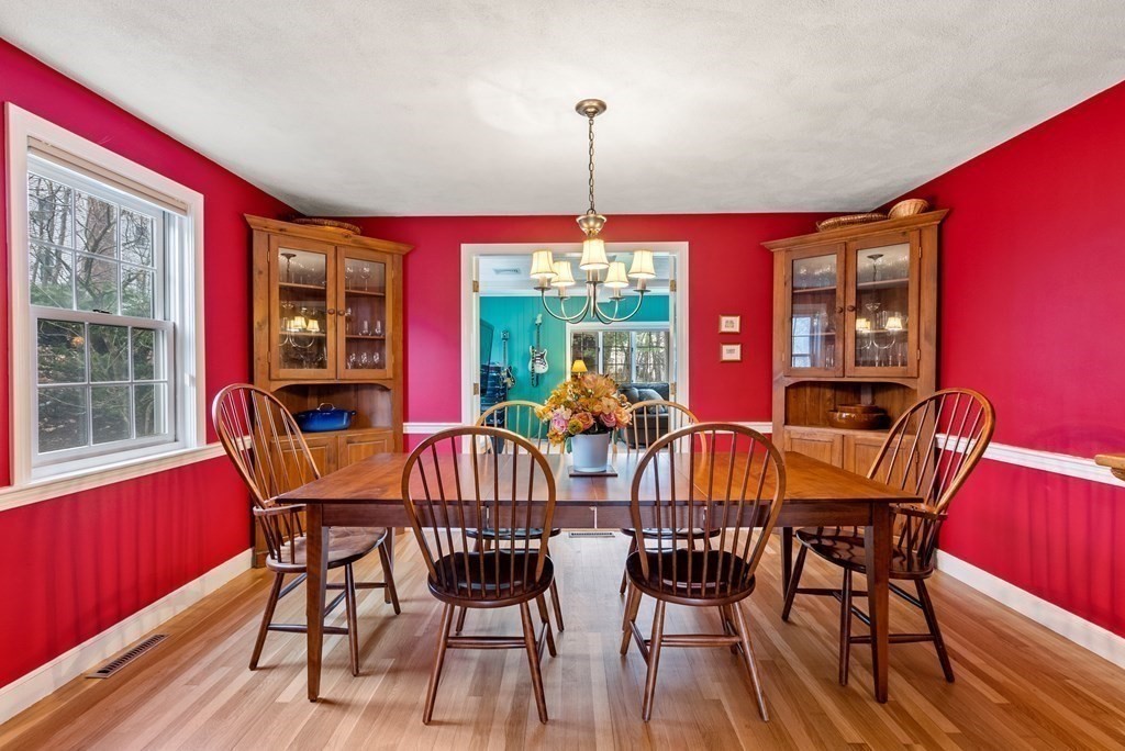 42 Bradyll Road Weston, MA 02493 - Photo 14 of 31 a view of a dining room with furniture window and outside view