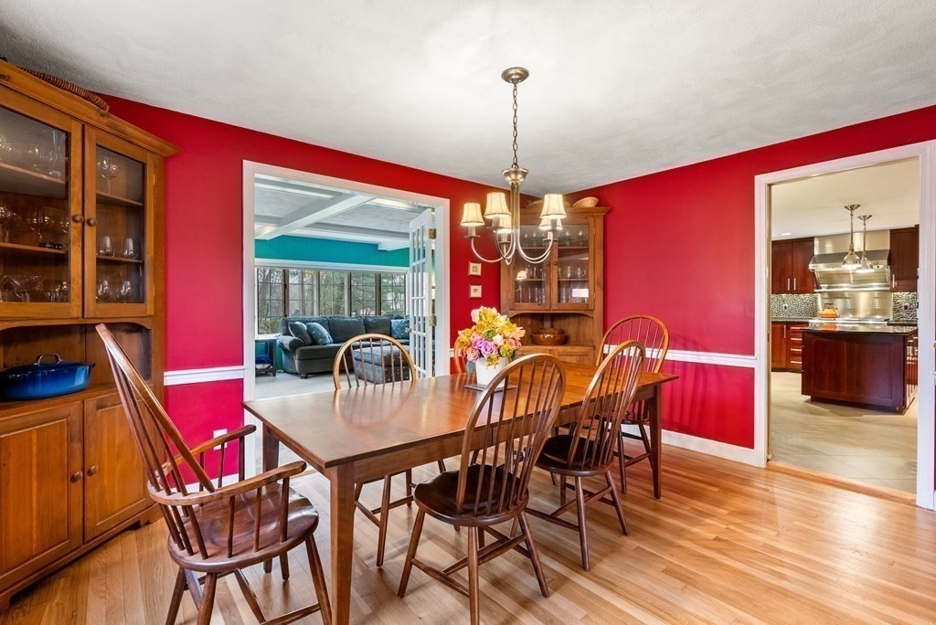 42 Bradyll Road Weston, MA 02493 - Photo 15 of 31 a view of a dining room with furniture window and wooden floor