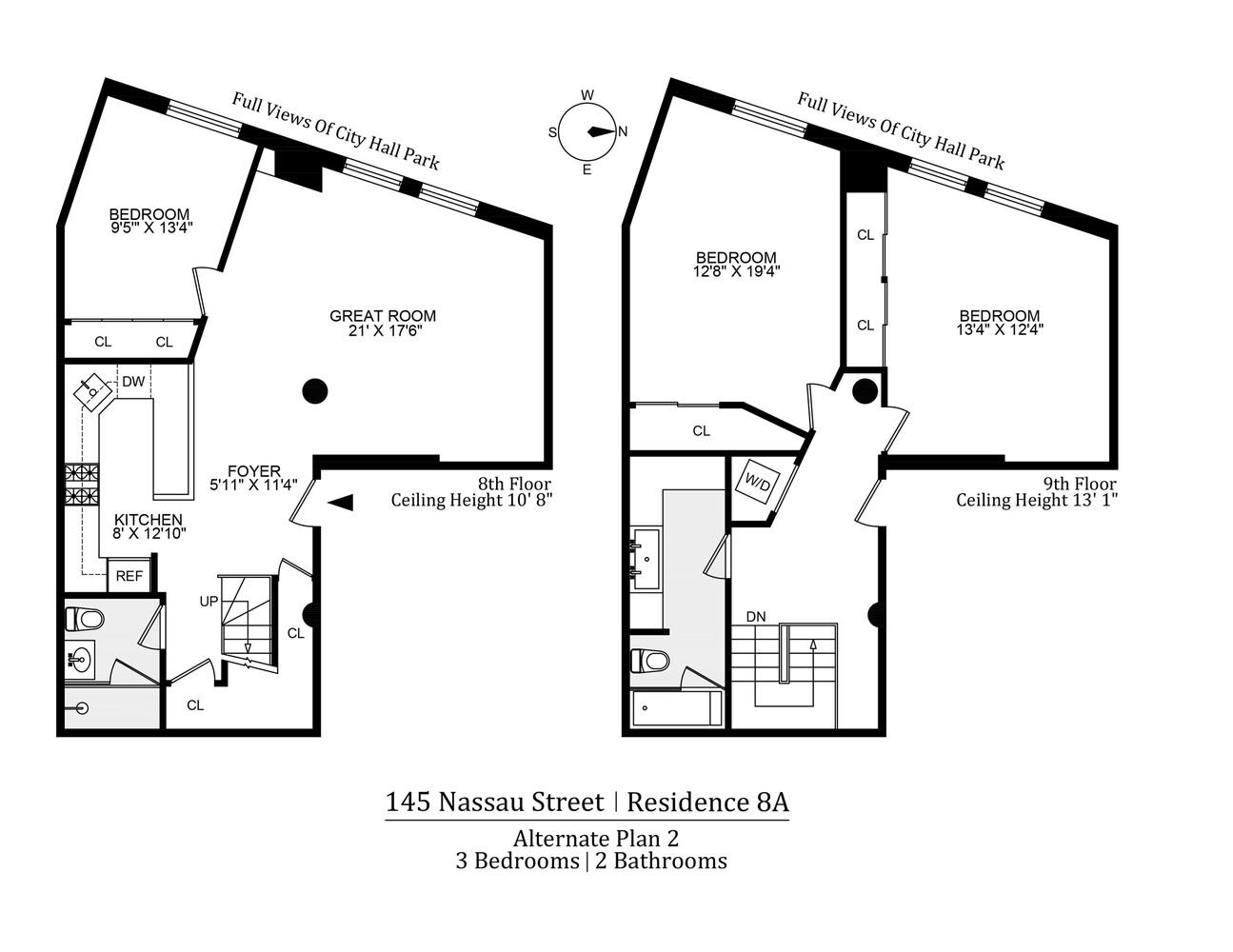 145 Nassau Street, Unit 8A Manhattan, NY 10038 - Photo 26 of 26 a picture of a wall with white walls