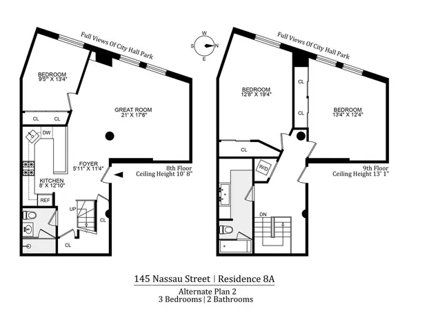 $1,725,000 | 145 Nassau Street, Unit 8A | Financial District