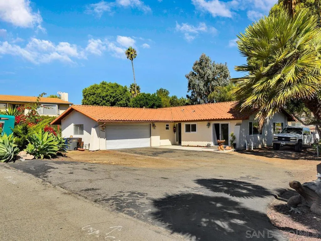 1506 Renwick Lane Vista, CA 92084 - Photo 5 of 28 a front view of a house with a yard and garage
