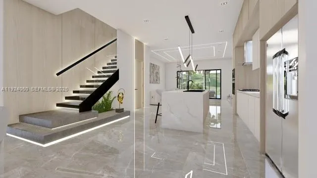 a view of entryway and hall