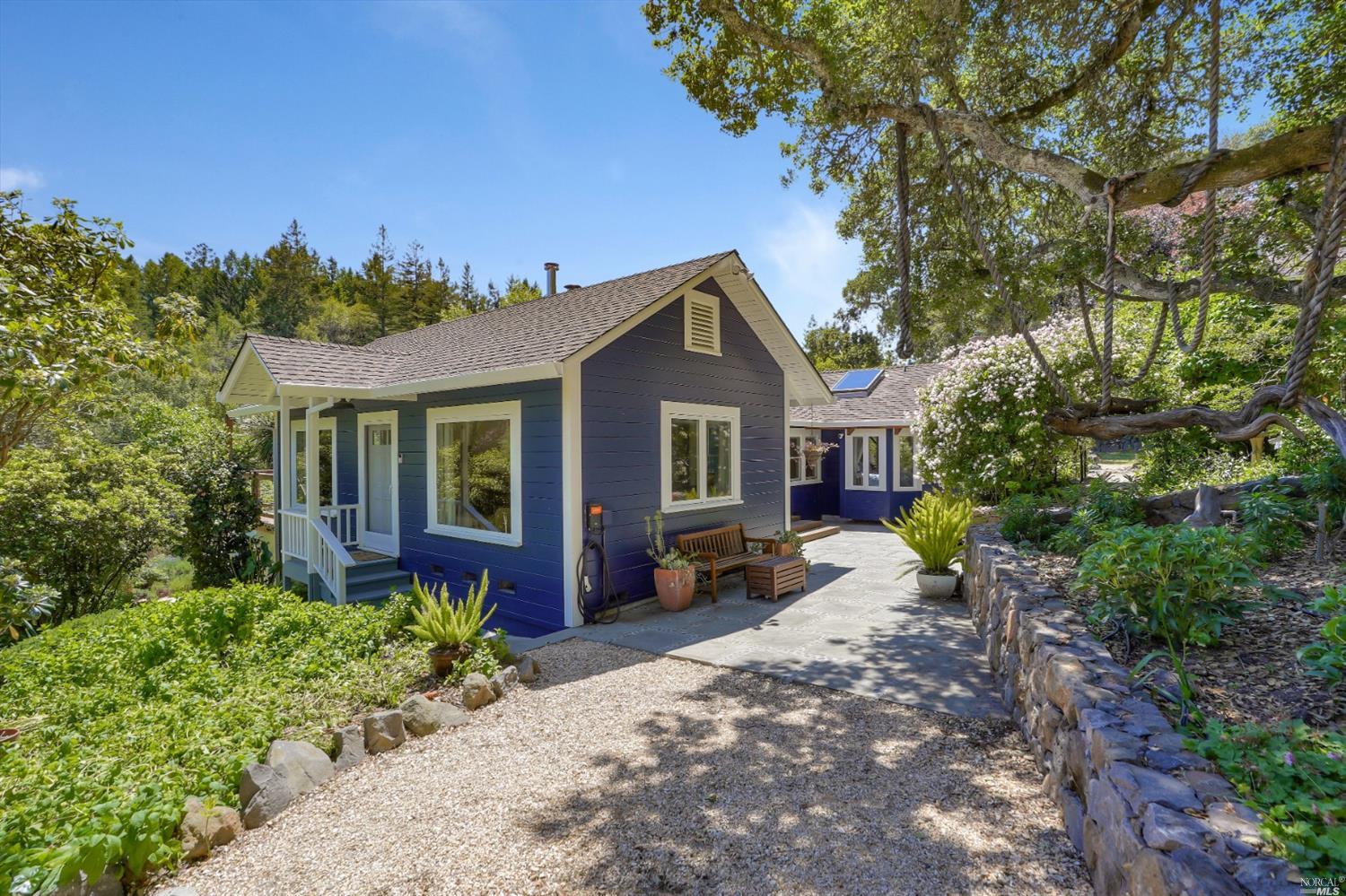 1252 West Sexton Road Sebastopol, CA 95472 - Photo 1 of 1 a front view of a house with a garden