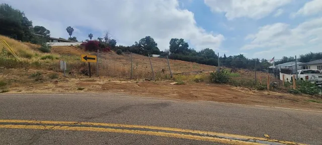 a view of a town with barn