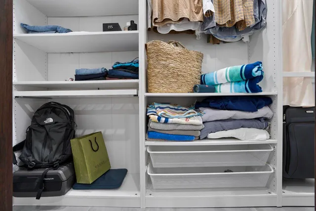 a view of storage and utility room