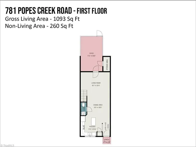 $205,000 | 781 Popes Creek Road, Kernersville, NC 27284