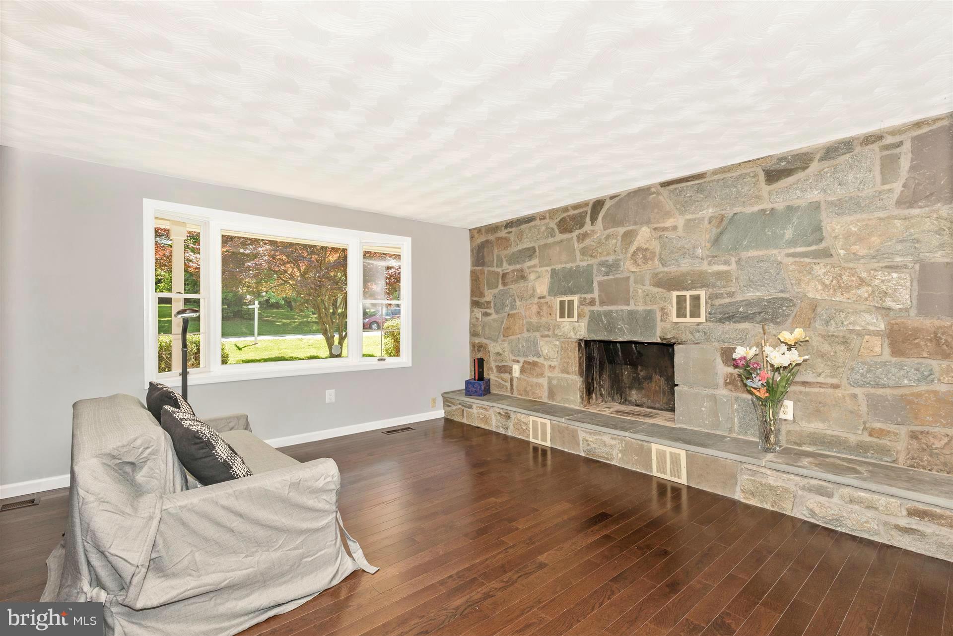 1626 Maydale Drive Silver Spring, MD 20905 - Photo 9 of 26 Family Room w/Stone Fireplace