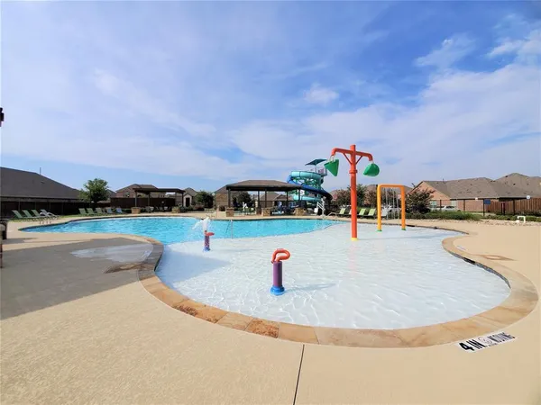 a view of outdoor space swimming pool and outdoor seating