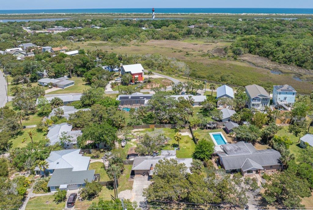 204 Coquina Avenue St. Augustine, FL 32080 - Photo 2 of 14 an aerial view of residential houses with outdoor space and street view