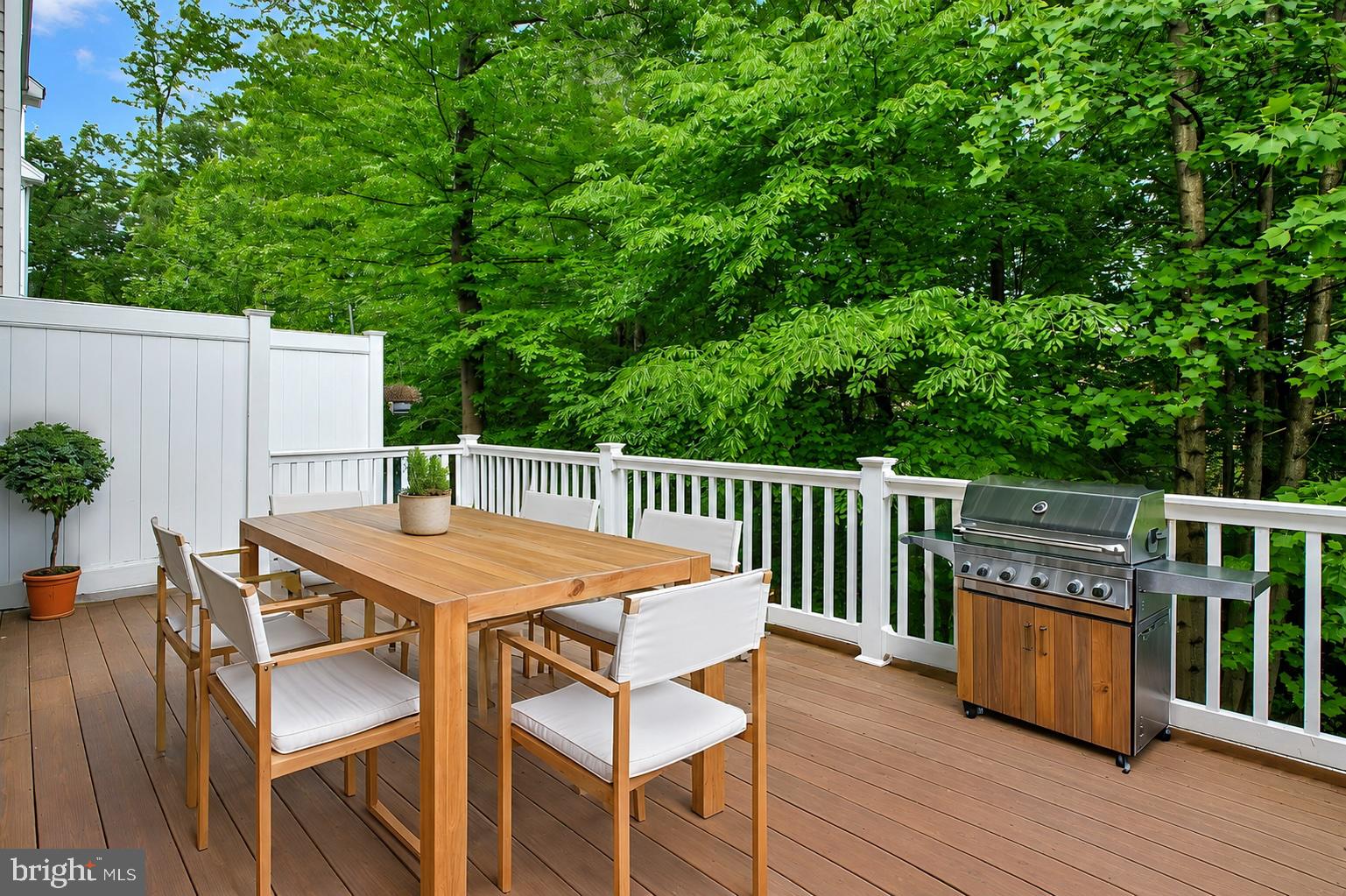 2738 Lady Slipper Road Gambrills, MD 21054 - Photo 24 of 25 Rear Deck - Virtually Staged