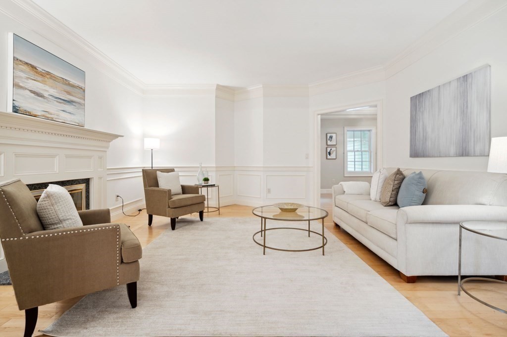 38 Pheasant Lane Manchester, NH 03109 - Photo 9 of 42 a living room with furniture and a fireplace