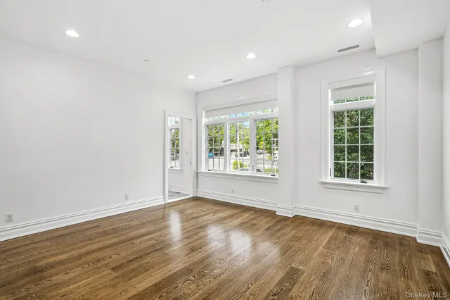 wooden floor in an empty room