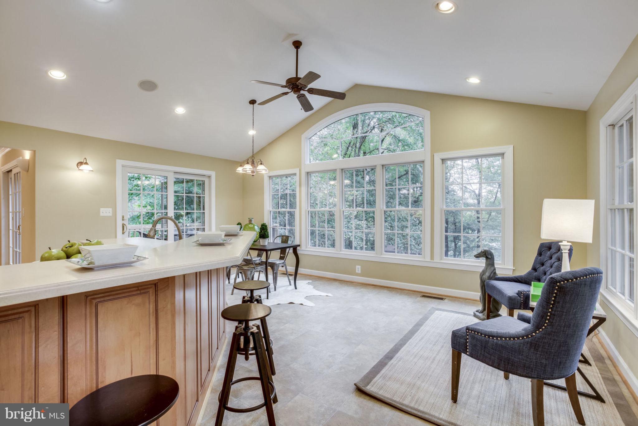 8734 Center Road Springfield, VA 22152 - Photo 15 of 40 Sun-filled Kitchen. A Favorite Family Hang Out!
