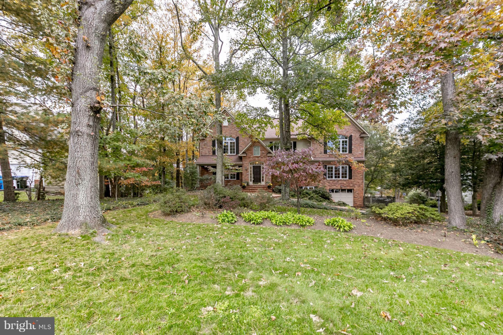 8734 Center Road Springfield, VA 22152 - Photo 3 of 40 1/2 Acre lot with mature shade trees- A rare find!