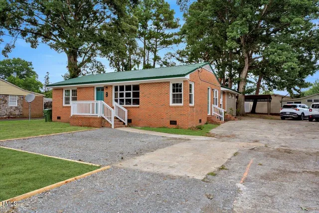 a house with a outdoor space