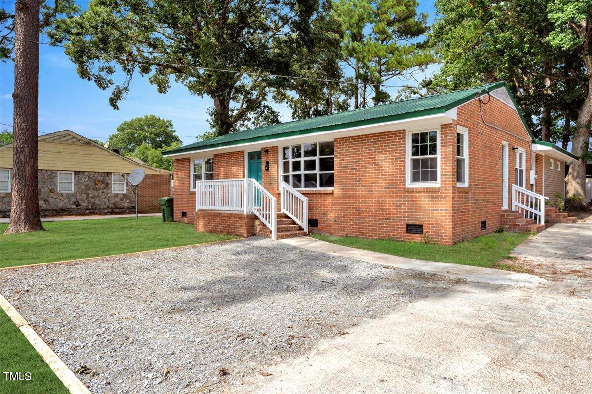 712 East 13th Street Roanoke Rapids, NC 27870 - Photo 22 of 46 a view of a yard in front view of a house