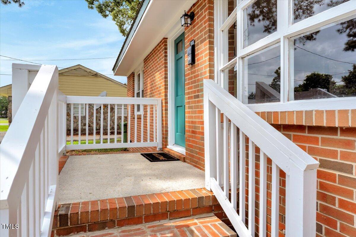 712 East 13th Street Roanoke Rapids, NC 27870 - Photo 30 of 46 a view of a balcony with door