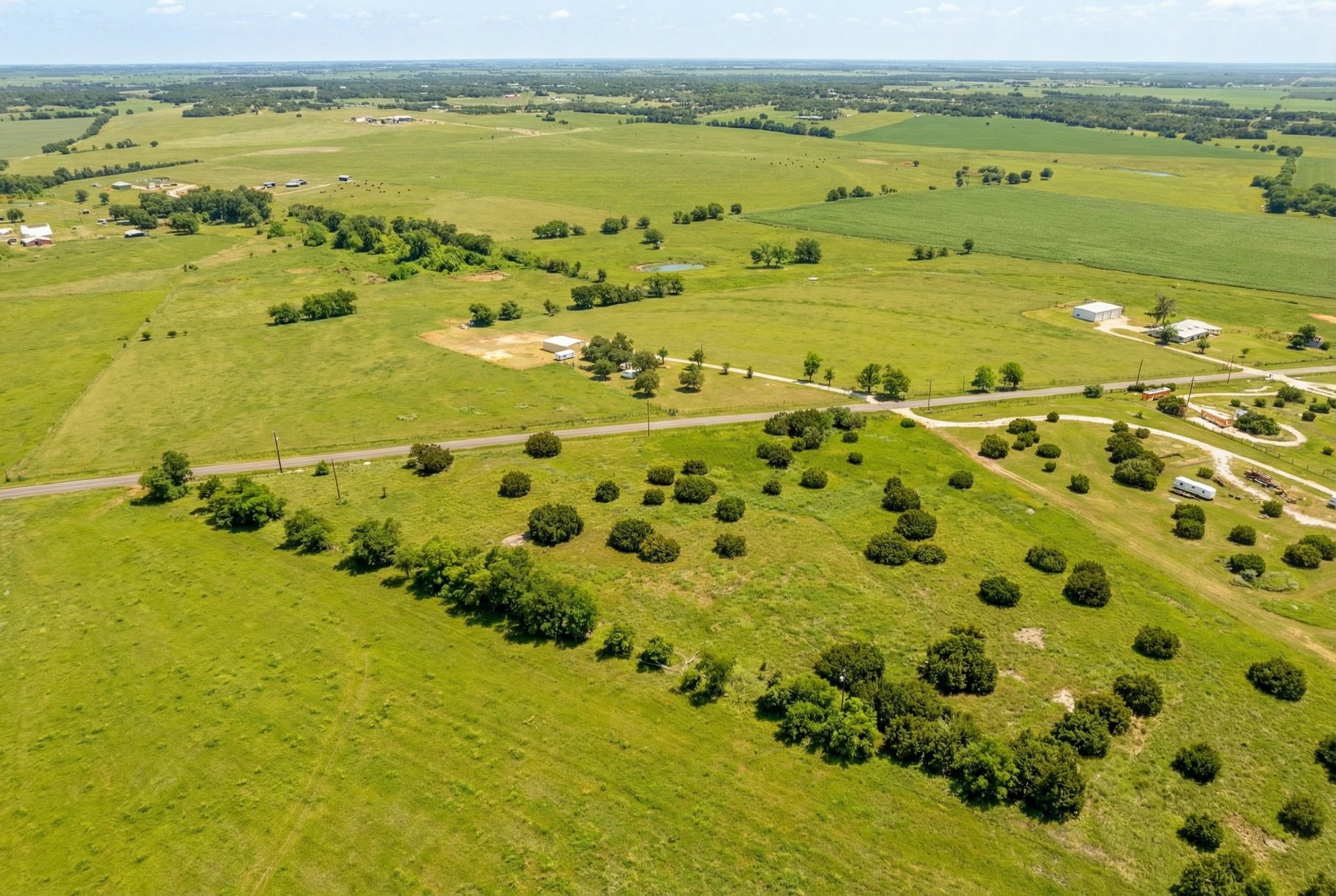 562 County Road 154 Georgetown, TX 78626 - Photo 7 of 13 Aerial view of sparsely populated area