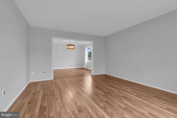 wooden floor in a room