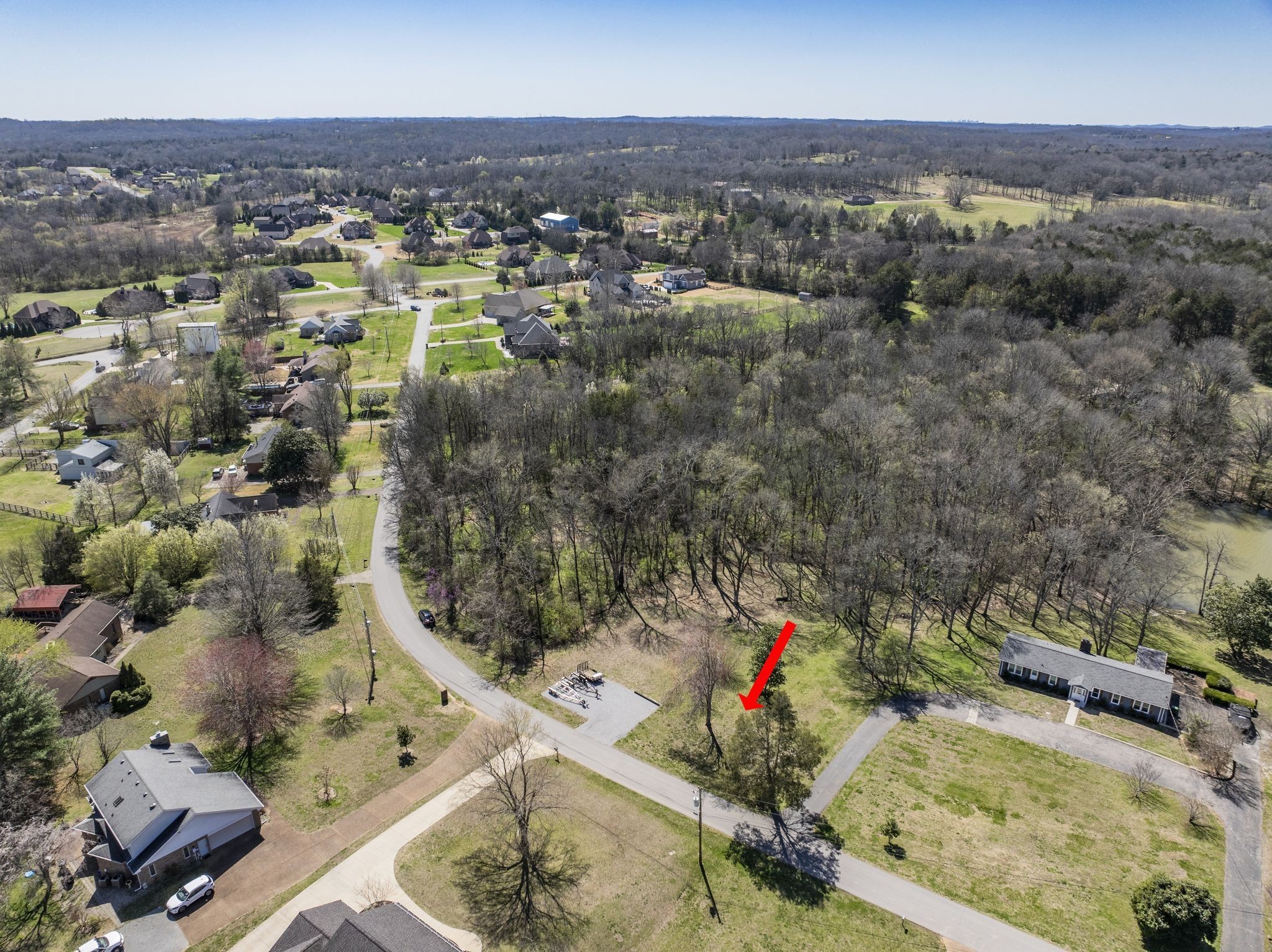 0 Pointview Circle Mount Juliet, TN 37122 - Photo 6 of 9 an aerial view of a houses with city view