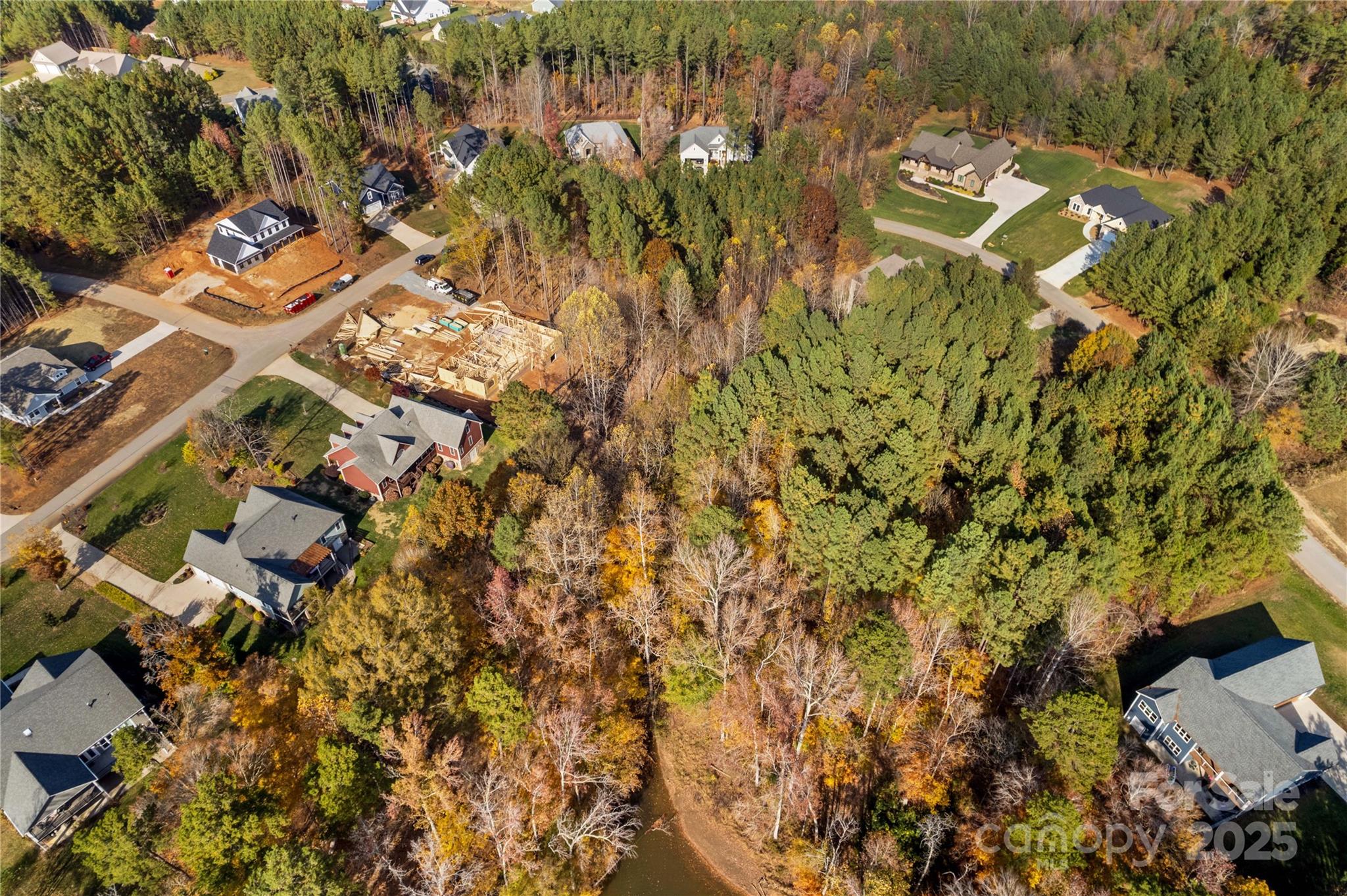 589 Sunset Pointe Drive Salisbury, NC 28146 - Photo 14 of 22 an aerial view of residential house with parking space