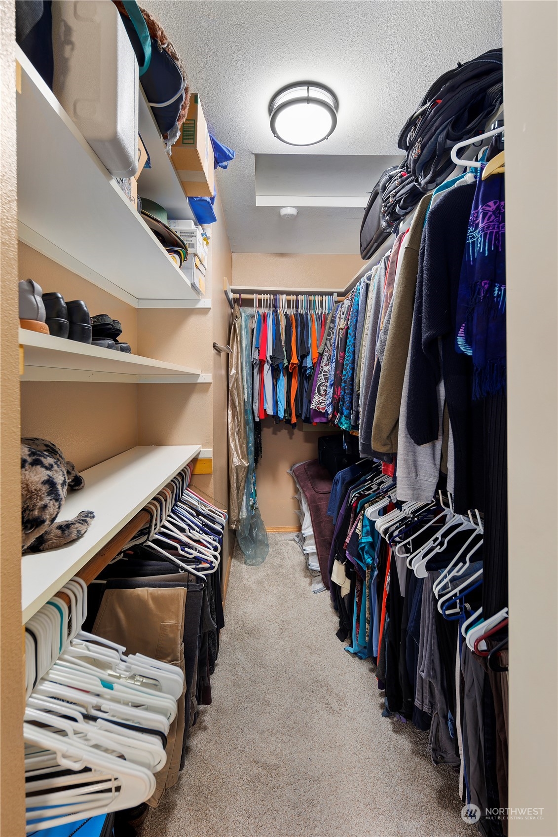 17005 51st Avenue Southeast Bothell, WA 98012 - Photo 17 of 40 a view of walk in closet with clothes and shoes