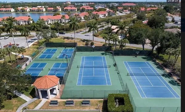 a view of a tennis court